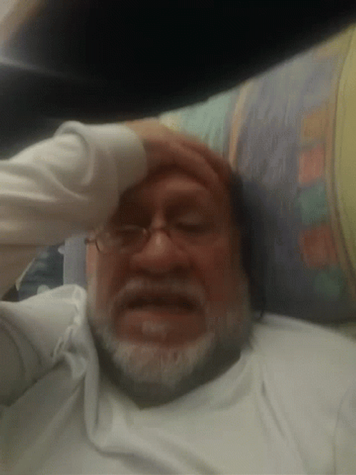 Old Man Headache GIF