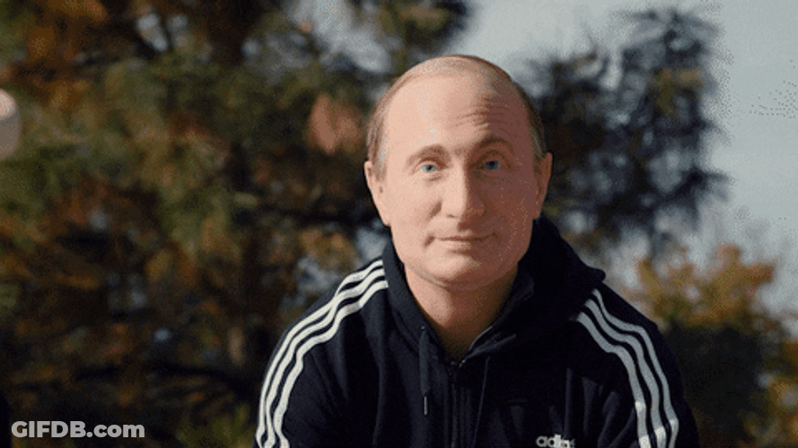 Old Man In Black Adidas Workout Suit Warming Up GIF