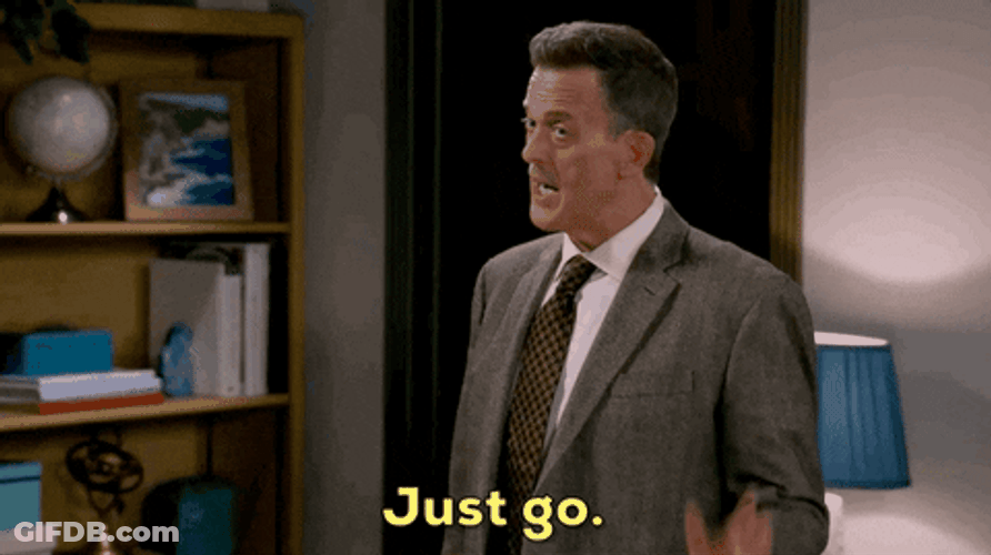 Old Man Just Go You Need To Leave GIF