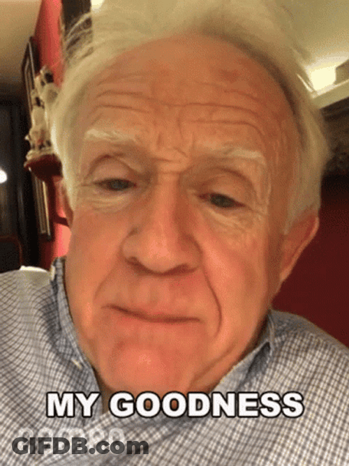 Old Man Oh Wow GIF
