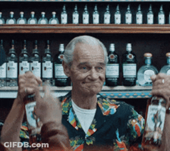 Old Man Party Alcohol GIF