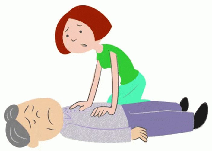Old Man Passed Out Heat Stroke GIF