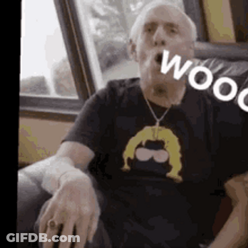 Old Man Ric Flair Woo Reaction GIF