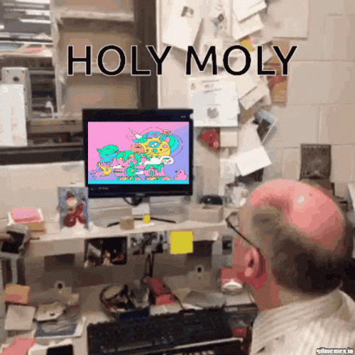 Old Man Says Holy Moly GIF