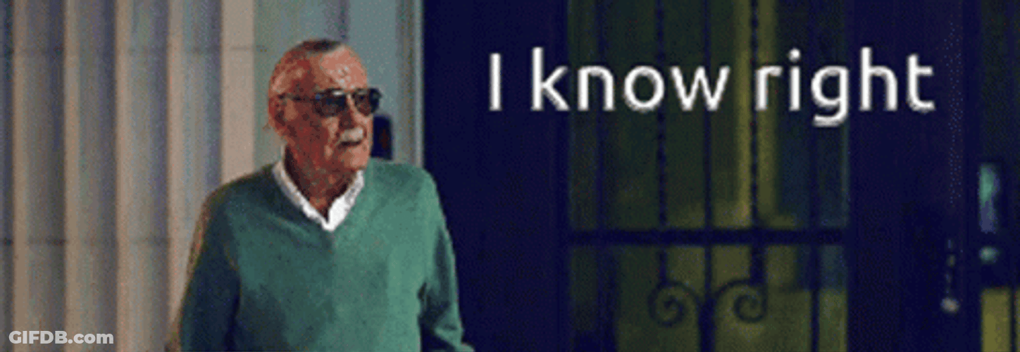 Old Man Says I Know Right GIF