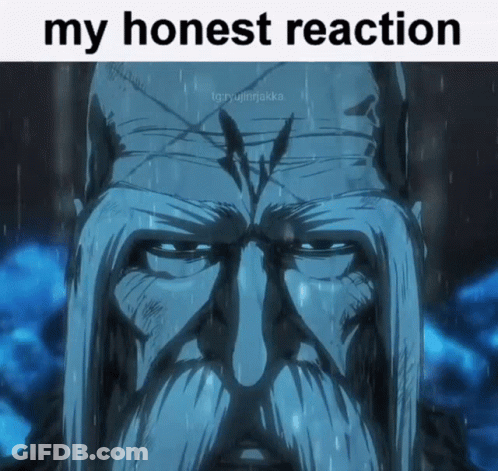 Old Man With Beard My Honest Reaction GIF