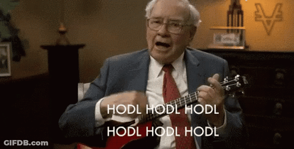 Old Man Yodeling Hodl GIF