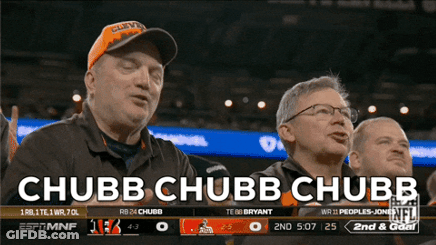 Old Men Cheering For Nick Chubb GIF