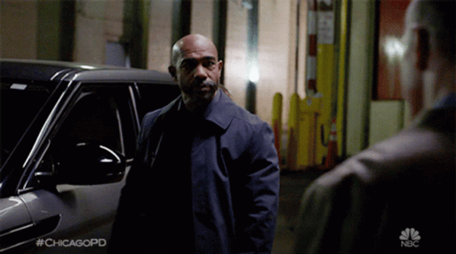 Old Men Fighting And Shoving At Parking Lot GIF