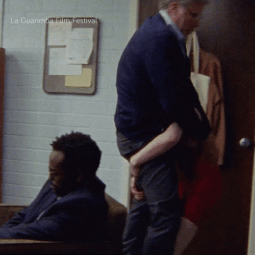 Old Men Fighting Woman In The Office GIF