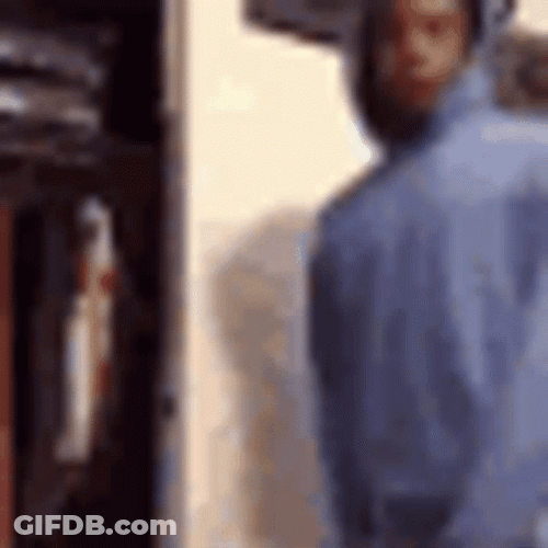 Old Men In Jacket Fighting Camera GIF