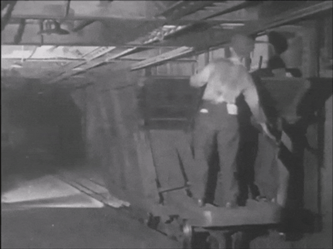 Old Mining Carts GIF
