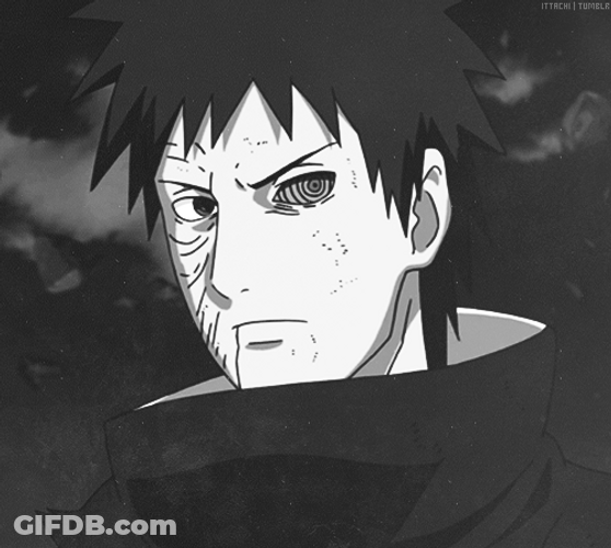 Old Obito Uchiha Face GIF