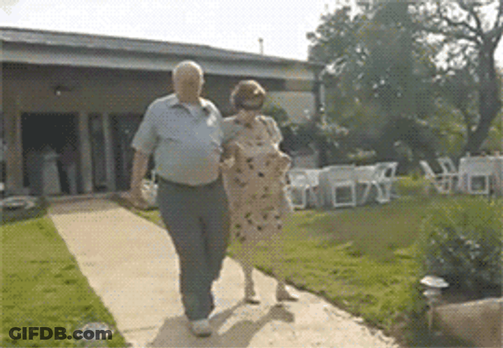 Old People Accidental Death Drop GIF