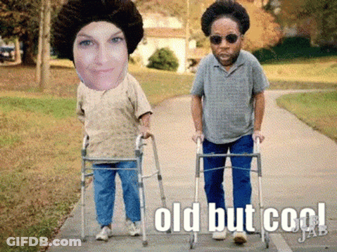Old People But Cool GIF