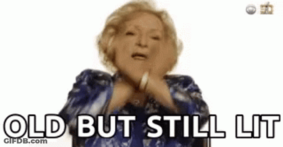 Old People But Still Lit GIF