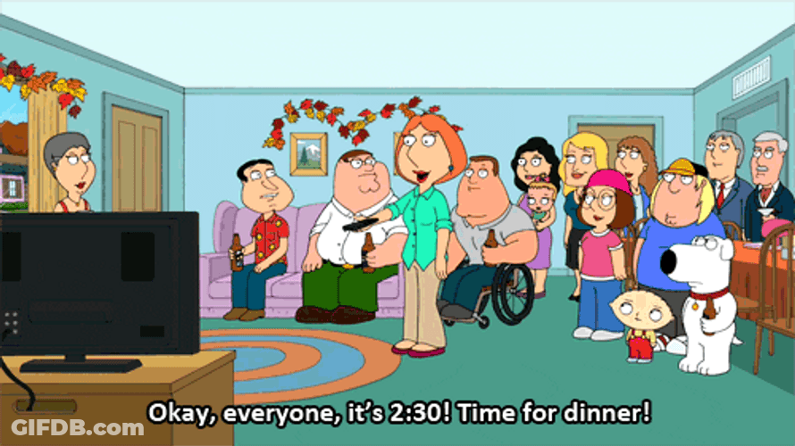 Old People Family Meeting GIF