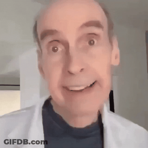 Old Person Talking Rapidly GIF