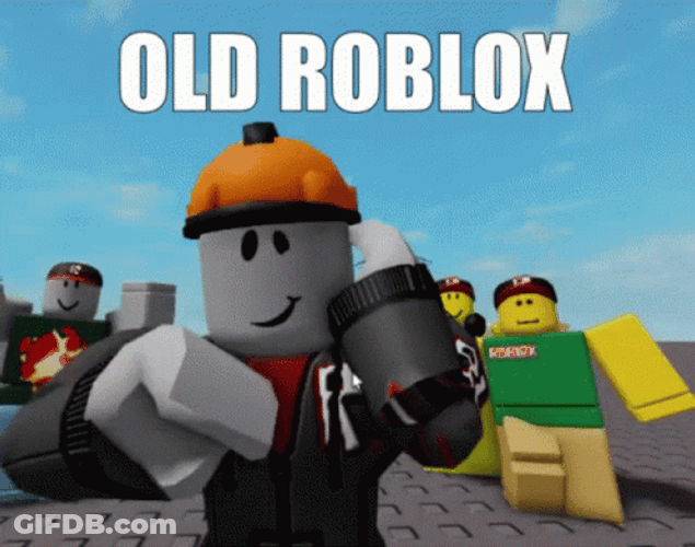 Old Roblox Changing Suits Meme GIF