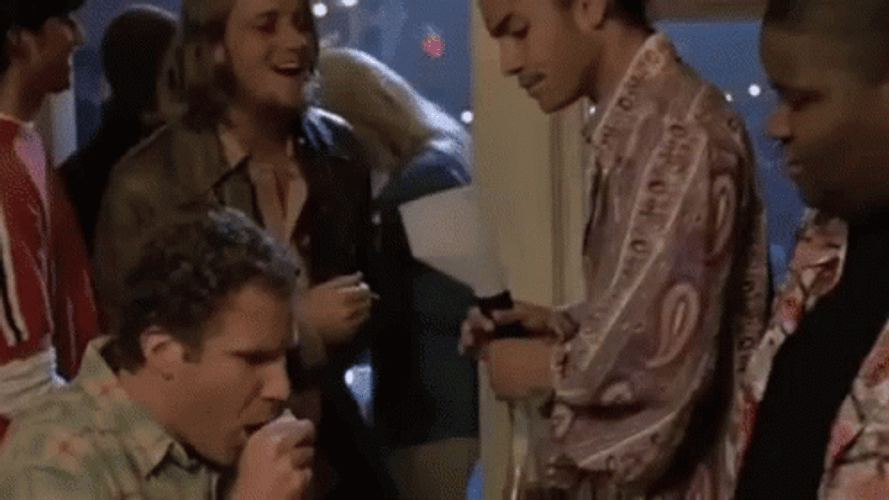 Old School Movie Sipping The Hose GIF