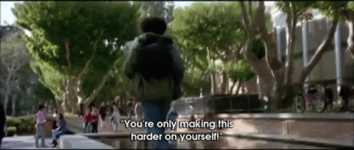 Old School Movie You're Making This Harder GIF