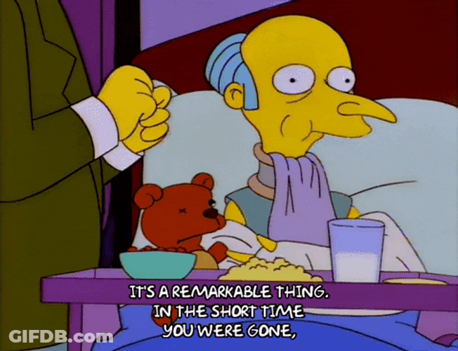 Old Simpson And Its Gone Short Time GIF