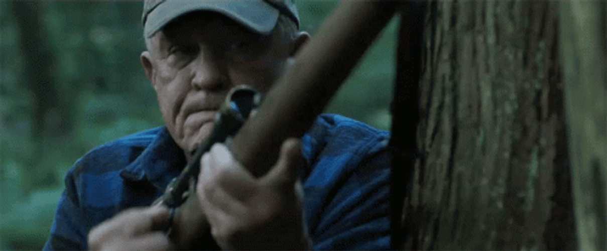 Old Sniper Shots Fired At The Woods GIF