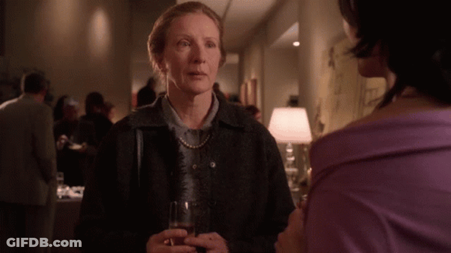 Old Witch Frances Conroy Talking GIF