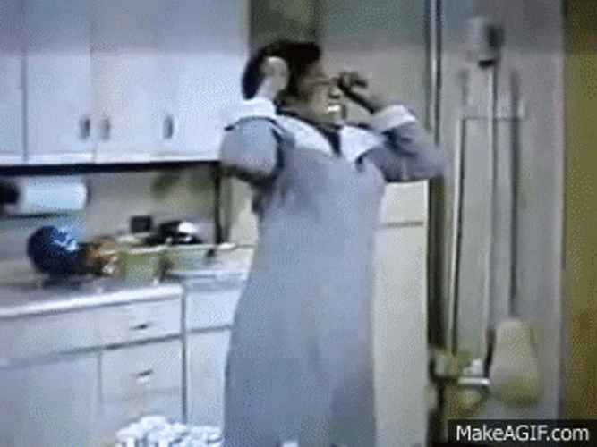 Old Woman Bursting Out Crying Meme GIF