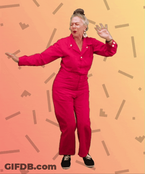 Old Woman Dancing GIF