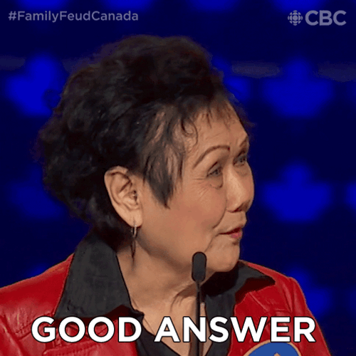 Old Woman Good Answer GIF