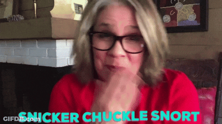 Old Woman Laugh Out Loud GIF