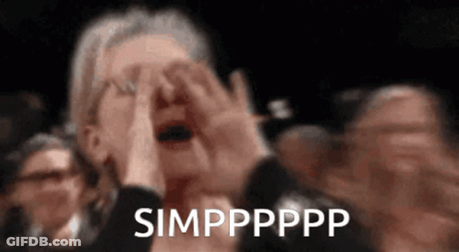 Old Woman Shouted Simp GIF