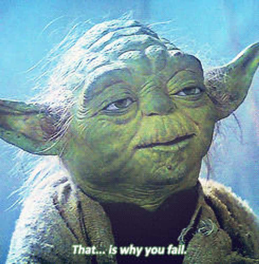 Old Yoda Why You Fail GIF