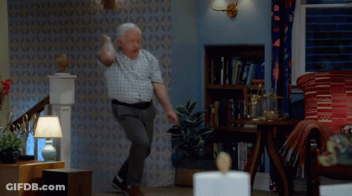 Older Man Dancing GIF