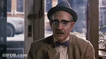 Older Man In Hat Glasses And Bow Tie GIF