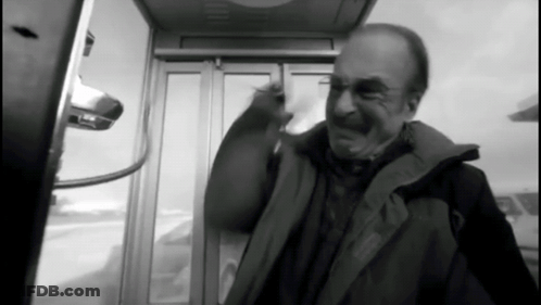 Older Man In Jacket GIF