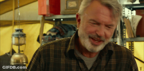 Older Man In Plaid Shirt Smiling GIF