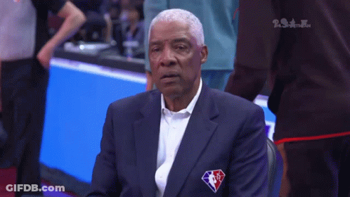 Older Man In Suit With NBA Logo GIF