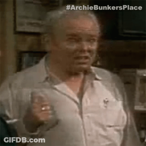 Older Man In White Shirt Holding Wine Glass Making Funny Face GIF