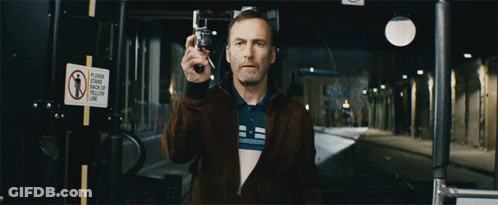 Older Man Looking At Camera With Nobody Advertisement GIF