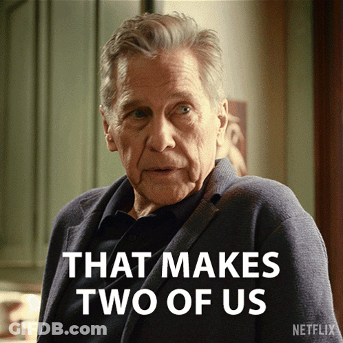 Older Man Says That Makes Two Of Us Netflix Ad GIF