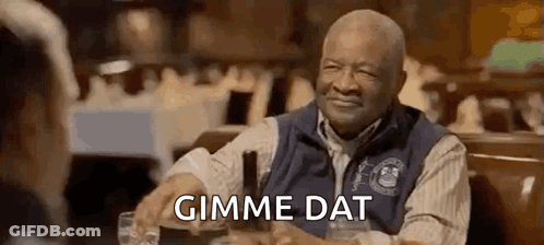 Older Man Sitting At Table With Wine And Beer GIF