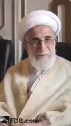 Older Man With Beard, Glasses, And White Turban GIF