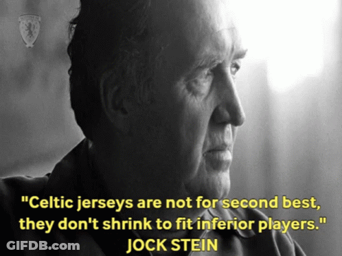 Older Man With Jock Stein Quote GIF