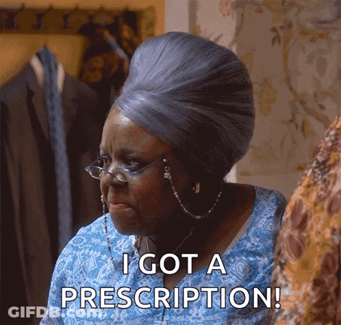 Older Woman Glasses Blue Shirt I Got Prescription GIF