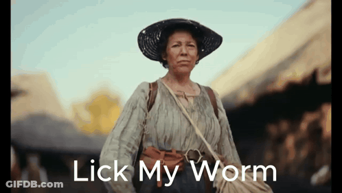 Older Woman Holding Purse Saying Delicious GIF