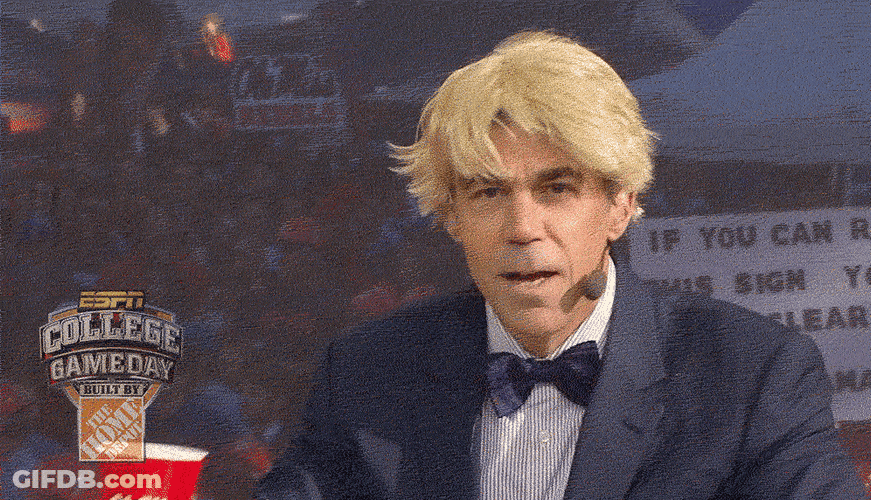 Ole Miss Chris Fowler Drinks Live GIF