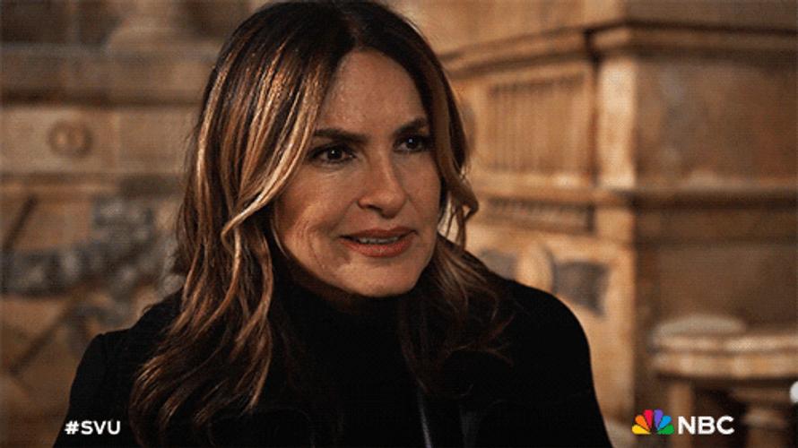 Olivia Benson No Head Shake GIF