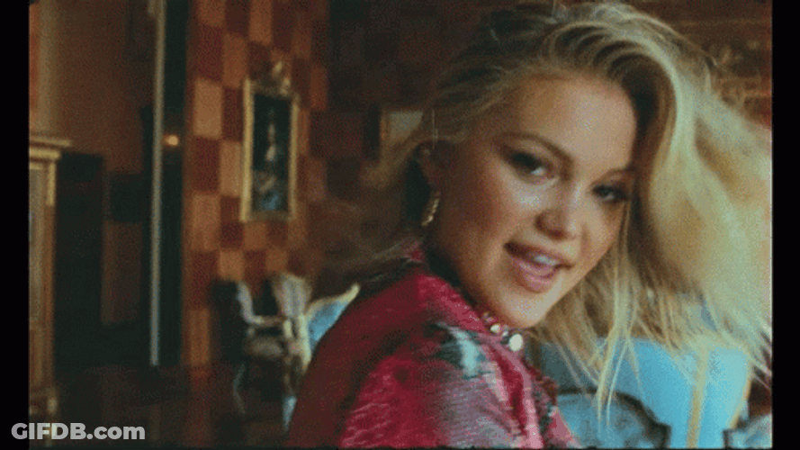 Olivia Holt Hair Flip GIF